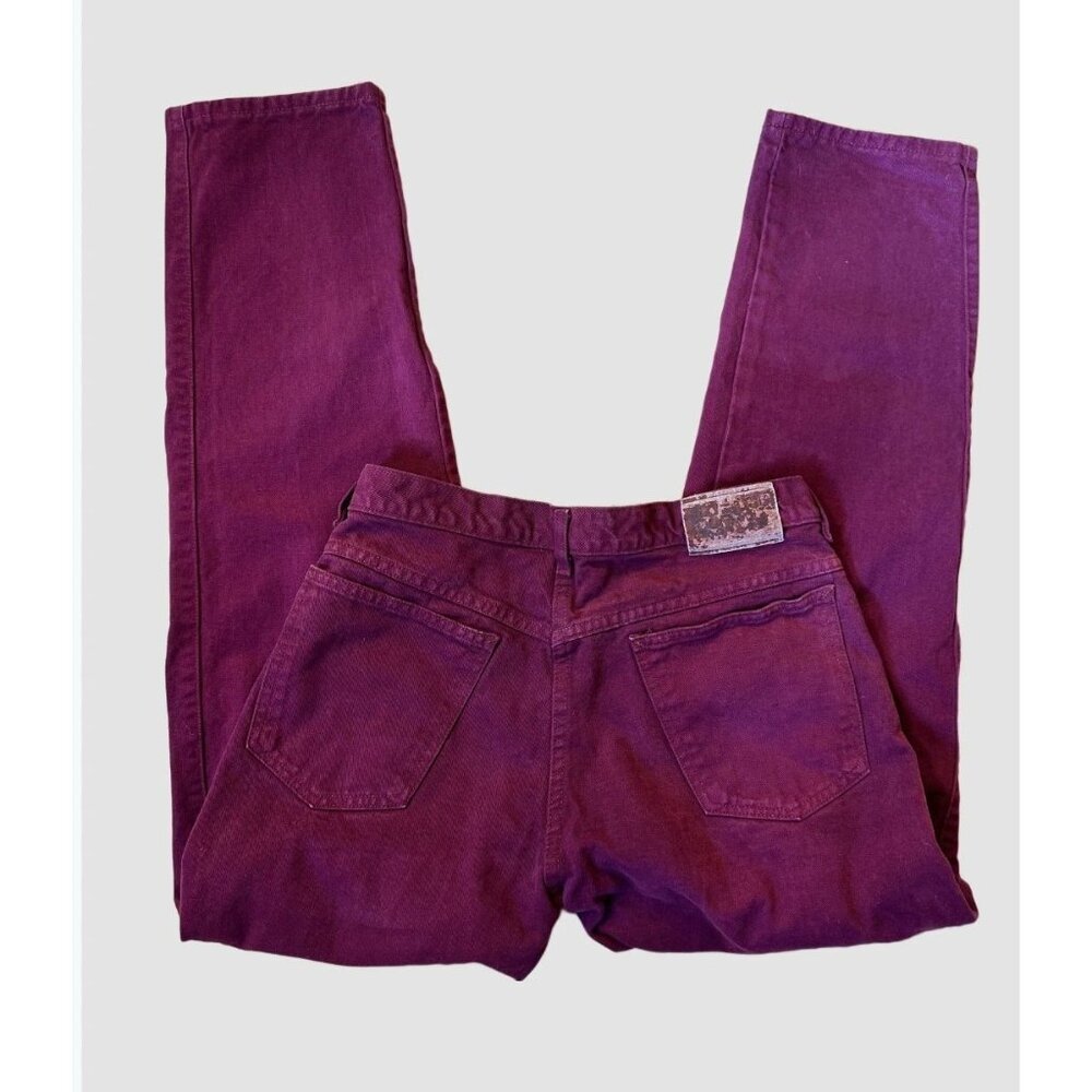 Rare HTF 1995 Vintage Marithe Francois Girbaud Mens Oxblood Jeans Size 32 x 31.5